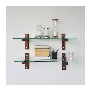 SADA 2x Nástenná polica 25x85 cm borovica/číra 552NOS1103 vyobraziť