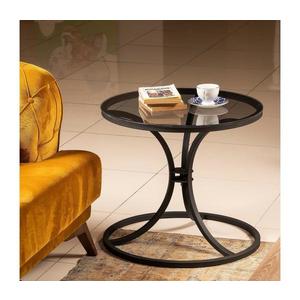 Odkladací stolík CORLEAONE 57, 8x60 cm čierna 541HDL1218 vyobraziť