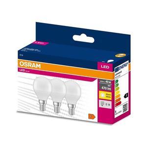 SADA 3x LED Žiarovka P45 E14/4, 9W/230V 3000K - Osram 4058075627222 vyobraziť