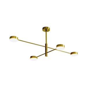 Eurolamp LED Luster na tyči 4xLED/12W/230V 4000K zlatá 144-10002 vyobraziť