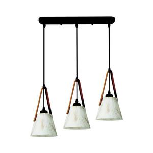 Eurolamp Luster na lanku 3xE27/40W/230V biela 144-28005 vyobraziť