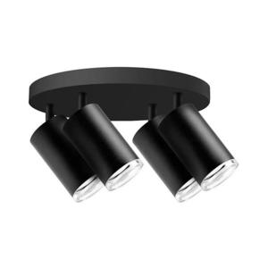 Kúpeľňové bodové svietidlo TURYN 4xGU10/10W/230V IP44 čierna 324733 vyobraziť