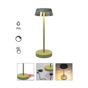 Redo 90309 - LED Stmievateľná stolná lampa ILUNA LED/2, 5W/5V 3000 mAh IP65 zelená 90309 vyobraziť