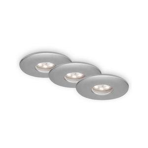 Briloner 7240-039 -SADA 3x LED Kúpeľňové podhľadové svietidlo LED/1, 8W/230V IP44 7240-039 vyobraziť
