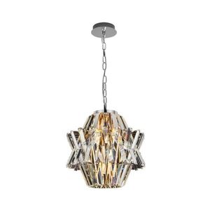 Krištáľový luster na reťazi CROWN 4xE14/40W/230V chróm ML0400 vyobraziť