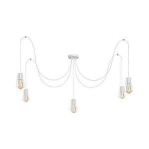 Luster na lanku TUBE LONG 5xE27/10W/230V biela W-KMD 1924/5K WT vyobraziť