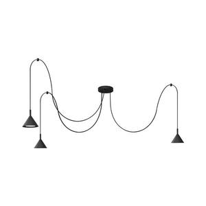 Luster na lanku ETNA 3xGX53/10W/230V pavúk čierna W-KM 1920/3 BK-B vyobraziť