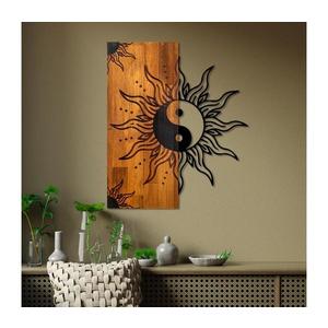Nástenná dekorácia 50x58 cm jin jang drevo/kov 899SKL2683 vyobraziť