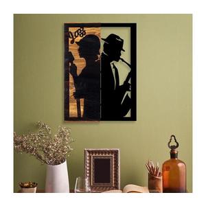 Nástenná dekorácia 32x50 cm jazz drevo/kov 899SKL2211 vyobraziť