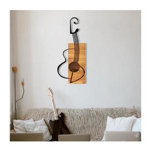 Nástenná dekorácia 39x93 cm gitara drevo/kov 279ENZ1756 vyobraziť