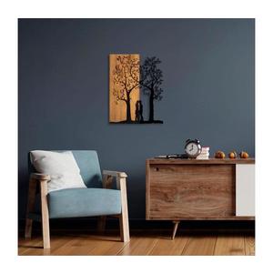 Nástenná dekorácia 45x58 cm stromy drevo/kov 899SKL2394 vyobraziť