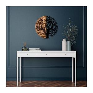 Nástenná dekorácia pr. 56 cm strom drevo/kov 899SKL2307 vyobraziť
