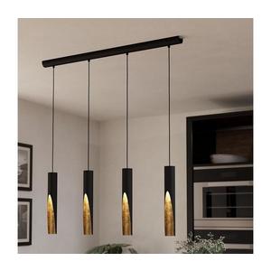 Eglo 900873 - LED Luster na lanku BARBOTTO 4xGU10/4, 5W/230V čierna/zlatá 900873 vyobraziť