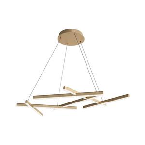 Maytoni MOD016PL-L75MG3K - LED Luster na lanku LINE LED/79W/230V zlatá MOD016PL-L75MG3K vyobraziť