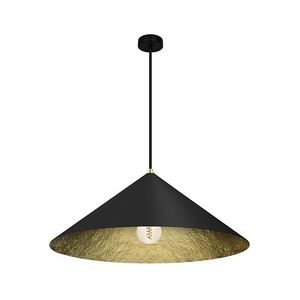 Luster na lanku FUJI 1xE27/60W/230V pr. 50 cm čierna/zlatá MLP0645 vyobraziť