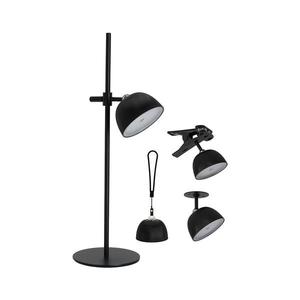 LED Stmievateľná nabíjacia stolná lampa LED/3, 5W/5V 3000/4000/6500K čierna KLLACZA vyobraziť