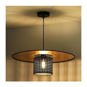 - Luster na lanku TOKYO RATTAN 1xE27/15W/230V pr. 50 cm zlatá/čierna 603201 vyobraziť