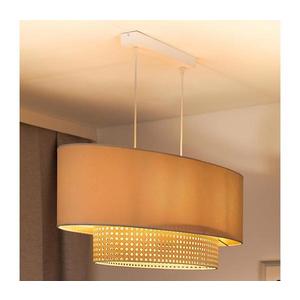 - Luster na lanku DOUBLE OVAL RATTAN 2xE27/15W/230V krémová/ratan 603591 vyobraziť