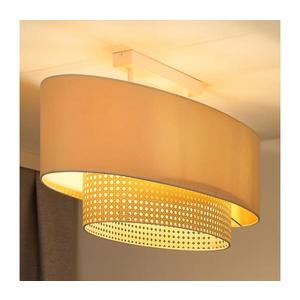 - Prisadený luster DOUBLE OVAL RATTAN 2xE27/15W/230V krémová/ratan 604574 vyobraziť