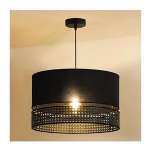 - Luster na lanku DOUBLE RATTAN 1xE27/15W/230V pr. 40 cm čierna 603669 vyobraziť