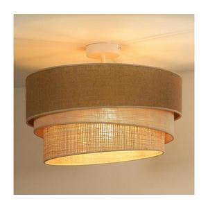 - Prisadený luster YUTE TRIO 1xE27/15W/230V pr. 45 cm hnedá/šedá/béžová 604727 vyobraziť