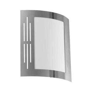 Eglo 79282 - Vonkajšie nástenné svietidlo CITY 1xE27/60W/230V chróm IP44 79282 vyobraziť