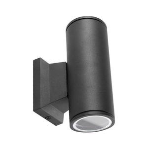 B.V. - Vonkajšie nástenné svietidlo 2xGU10/230V čierna IP65 guľatý B10304VEM vyobraziť