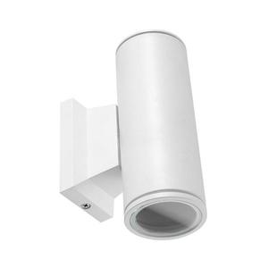 B.V. - Vonkajšie nástenné svietidlo 2xGU10/230V biela IP65 guľatý B10304VEN vyobraziť