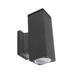 B.V. - Vonkajšie nástenné svietidlo 2xGU10/230V čierna IP65 hranatý B10304VEO vyobraziť