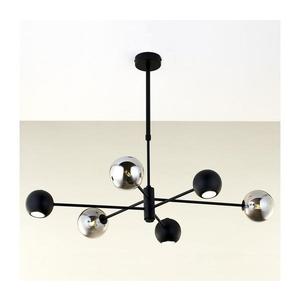 Jupiter 1974 - Luster na tyči MOKA 3xGU10/10W/230V + 3xG9/10W/230V čierna/chróm 1974 vyobraziť