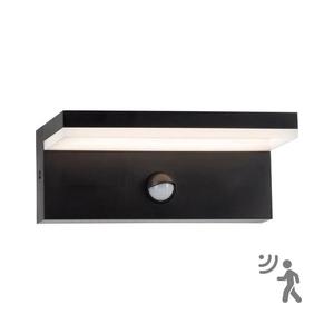 LED Vonkajšie nástenné svietidlo so senzorom TESA LED/10W/230V IP54 čierna 324054 vyobraziť