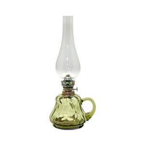 Floriánova huť Petrolejová lampa TEREZA 34 cm lesná zelená veľká krakle 110-0200-0000-12-10-000 vyobraziť