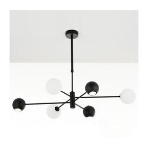 Jupiter 1997 - Luster na tyči MOKA 3xGU10/10W/230V + 3xG9/10W/230V čierna/biela 1997 vyobraziť