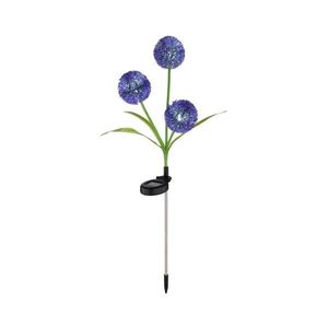 Globo 33599P - LED Solárne svietidlo SOLAR 3xLED/0, 06W/3V 5000K IP44 fialová 33599P vyobraziť