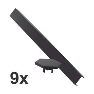 Nanoleaf NL59-0001BM-9PK - Sada krytov na lištu LINES 9 ks čierna matná NL59-0001BM-9PK vyobraziť