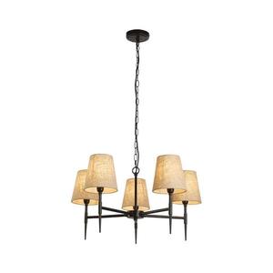 Searchlight 30690-5BK - Luster na reťazi GOTHIC 5xE14/60W/230V čierna 30690-5BK vyobraziť