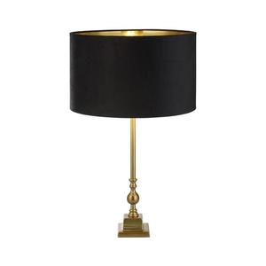 Searchlight EU81214BK - Stolná lampa WHITBY 1xE27/10W/230V čierna/zlatá EU81214BK vyobraziť