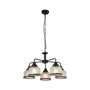 Searchlight 1685-5BK - Luster na reťazi BISTRO 5xE27/60W/230V čierna 1685-5BK vyobraziť