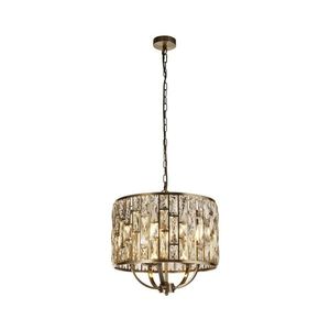 Searchlight 6585-5AB - Luster na reťazi BIJOU 5xE14/60W/230V mosadz 6585-5AB vyobraziť