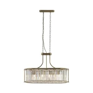 Searchlight 8095-5AB - Luster na reťazi VICTORIA 5xE27/60W/230V mosadz 8095-5AB vyobraziť