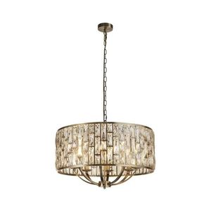 Searchlight 6588-8AB - Luster na reťazi BIJOU 8xE14/60W/230V mosadz 6588-8AB vyobraziť