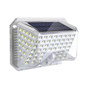 Brilagi-LED Solárne nástenné svietidlo so senzorom WALLIE LED/4W/5, 5V strieborná BRI034 vyobraziť