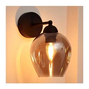 Nástenná lampa LILI 1xE27/15W/230V čierna/šedá KK-8015/1 BK-B+SM vyobraziť