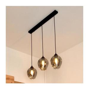 Luster na lanku LILI 3xE27/15W/230V čierna/šedá W-L 8015/3 BK-B+SM vyobraziť