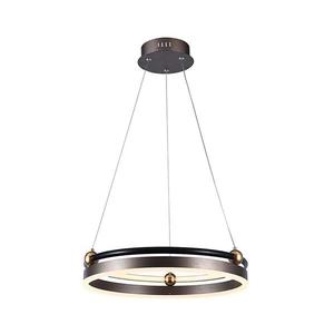 LED Luster na lanku LED/20W/230V 3000K pr. 42 cm hnedá 23098 vyobraziť