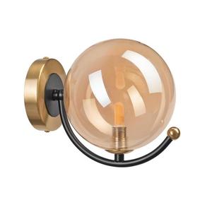 Nástenné svietidlo GEORGIA 1xE14/5W/230V zlatá/dymová béžová KM-1.217 vyobraziť