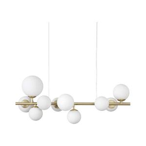 Ideal Lux - LED Luster na lanku PERLAGE 10xG9/3W/230V 81 cm zlatá/biela 283791 vyobraziť