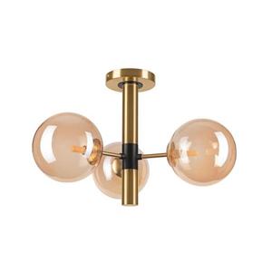 Luster na tyči ROLLO 3xG9/5W/230V zlatá/dymová béžová LM-3.218 vyobraziť