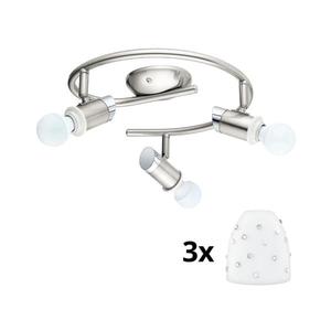 Eglo - LED Bodové svietidlo MY CHOICE 3xE14/4W/230V chróm/biela 1xEG31108+3xEG94749 vyobraziť