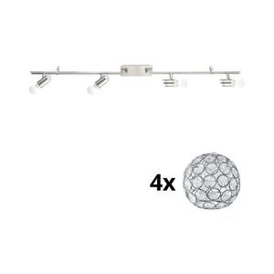 Eglo - LED Bodové svietidlo MY CHOICE 4xE14/4W/230V chróm 1xEG31109+4xEG92867 vyobraziť
